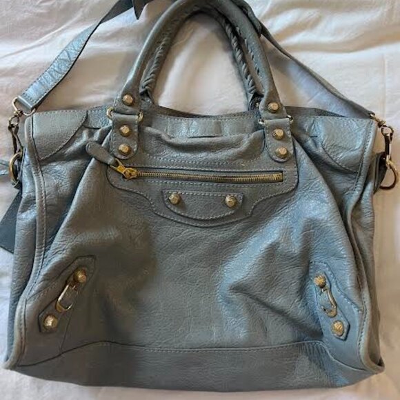 Balenciaga Le City Medium Leather Top Handle Bag - Picture 2 of 10